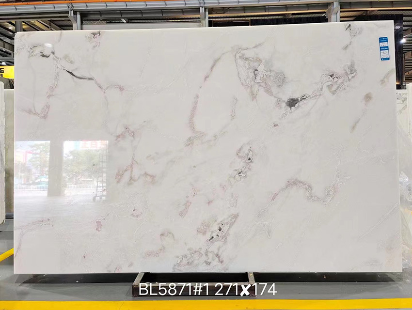 Eggshell white marble luxury stone